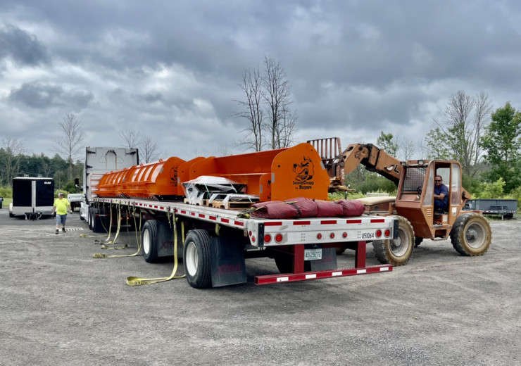 Truckloads of Snow Pushers Arrived!