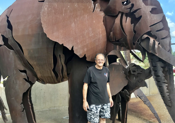 Largest Sculpture of any U.S. Zoo is a Steel Menagerie! It’s 130 ft long, 36 ft high and 100 tons of Cor-Ten…
