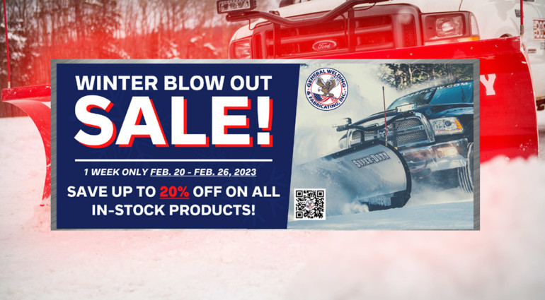 SAVE 20%!! Get Ready for a HUGE Winter Blowout! Feb 20th-26th