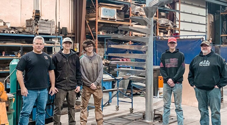 Update on Spiral Staircase: Teaching The Youth Welding