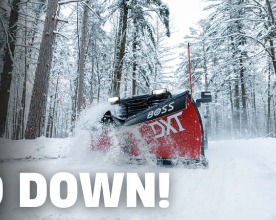 Special Retail Financing on BOSS Snowplows: $0 Down, No Payments for 6 Months!