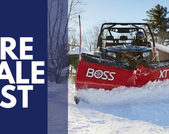 BOSS Snowplow Fire Sale List