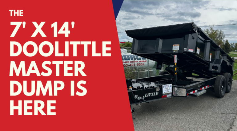 Discover the 7′ x 14′ Doolittle HD Pro Series Master Dump Trailer – Now Available at General Welding & Fabricating!