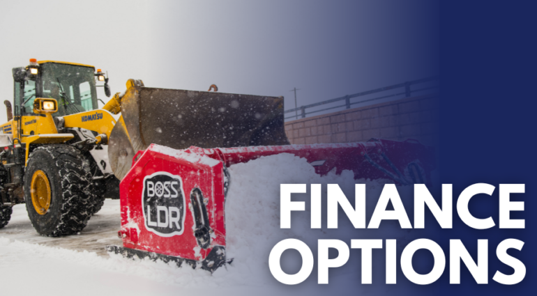 Finance Options for BOSS Snowplow: Pay as You Go!