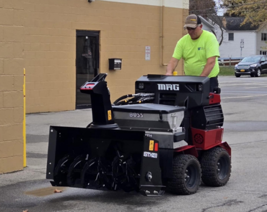 Southgate Plaza Adds BOSS SR MAG – The Ultimate Sidewalk Snow-Fighting Machine to Keep Buffalo’s Shopping Hub Safe