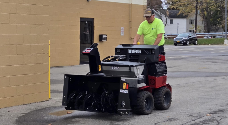 Southgate Plaza Adds BOSS SR MAG – The Ultimate Sidewalk Snow-Fighting Machine to Keep Buffalo’s Shopping Hub Safe