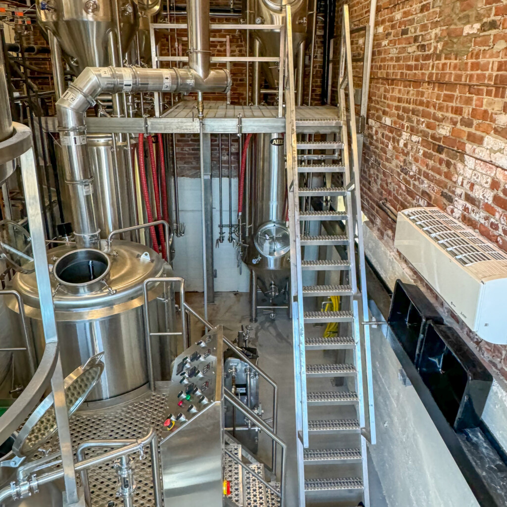 Buffalo Olde Brewing Custom Ladder System & Mezzanine