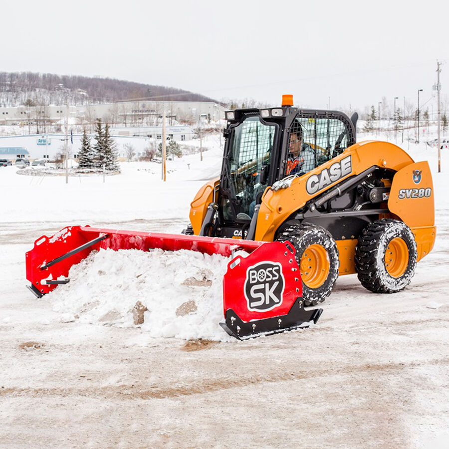 BOSS Snowplow Sale Skid Steer Plow, Snow Pusher, Box Plow