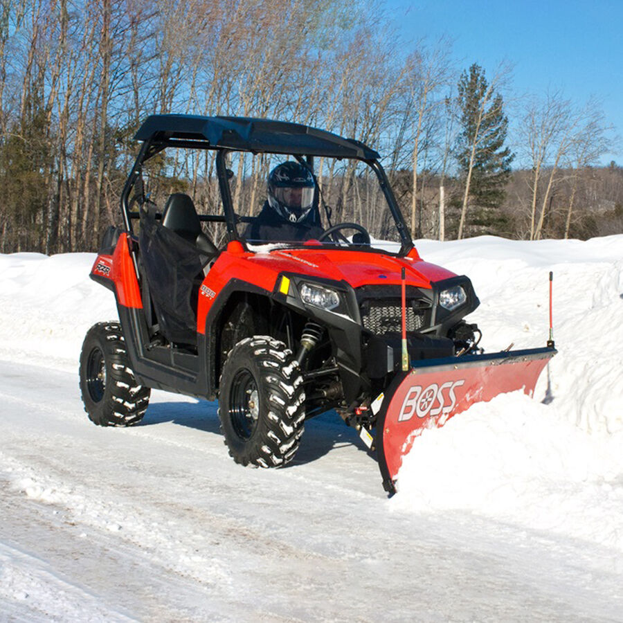 BOSS Snowplow Sale on ATV & UTV Straight Blade Plows
