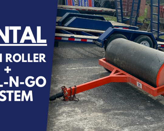 Rent Our Lawn Roller + Roll-N-Go System — Only $50/Day!