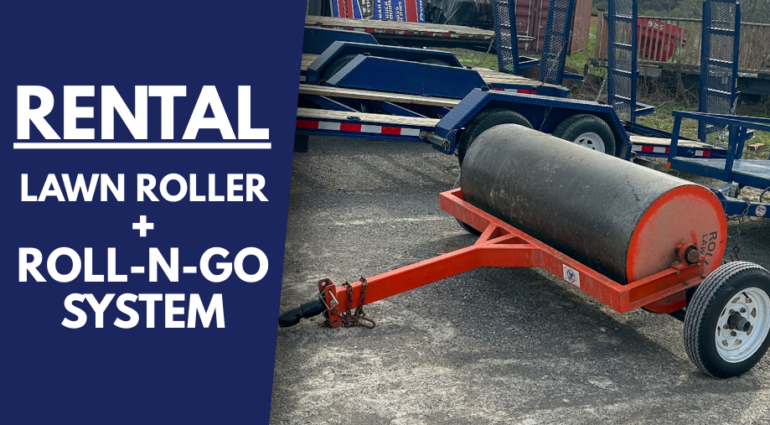 Rent Our Lawn Roller + Roll-N-Go System — Only $50/Day!