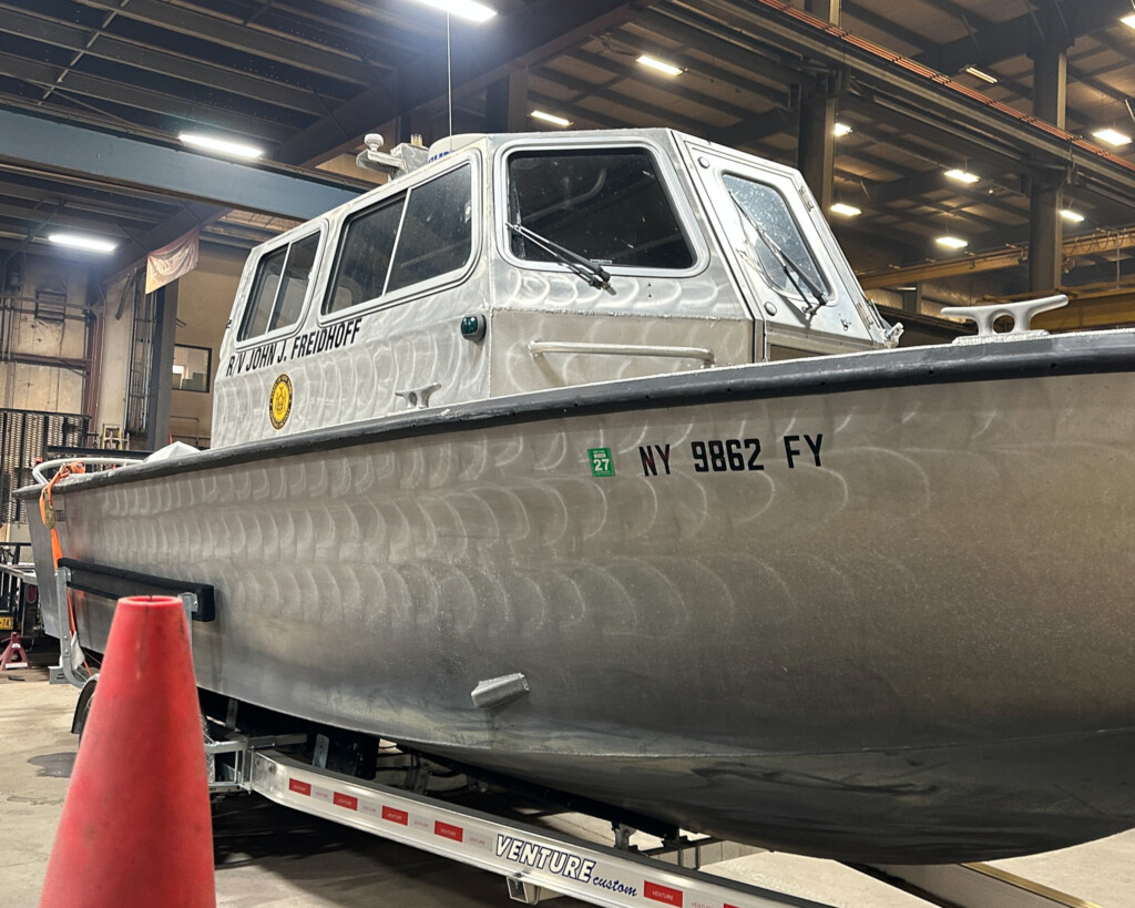 Buffalo State College's all-aluminum boat in for a custom fabrication!