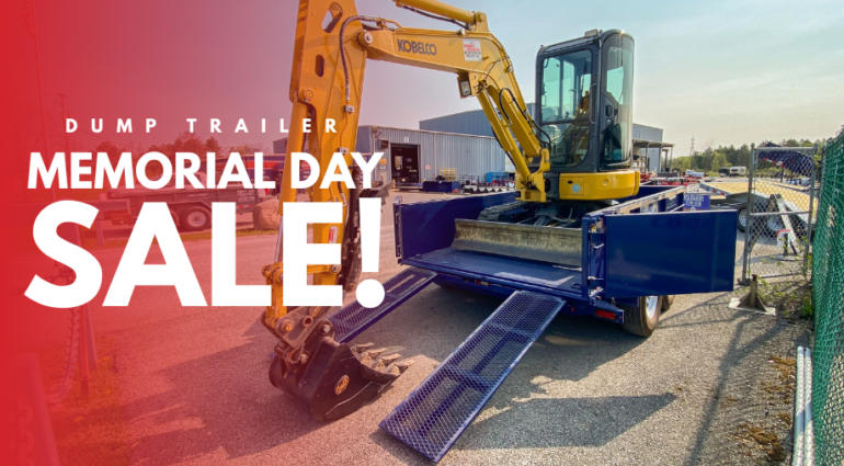 Massive Memorial Day Savings on the MSA 6’x12′ 6-Ton Dump Trailer!
