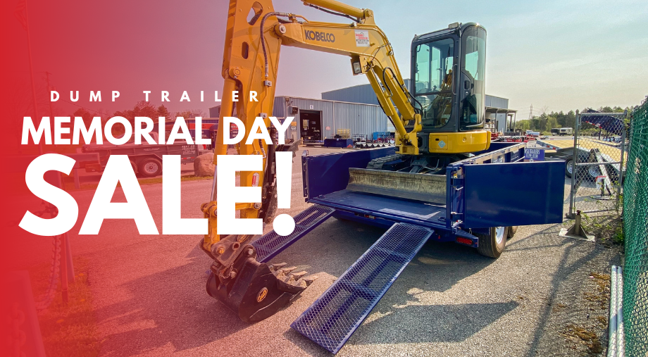 Massive Memorial Day Savings on the MSA 6’x12′ 6-Ton Dump Trailer!