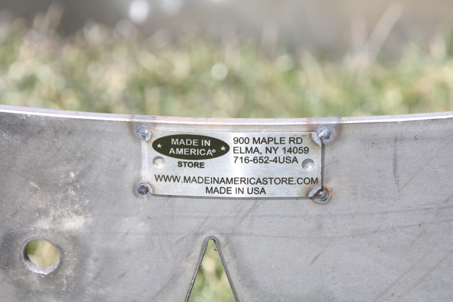 Stainless Steel Fire Ring manufactured right here in Elma, NY!