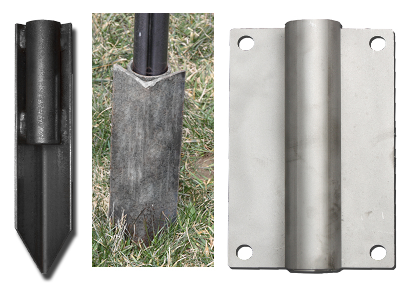 Ground Stakes for those who need to rotating grate without the fire ring