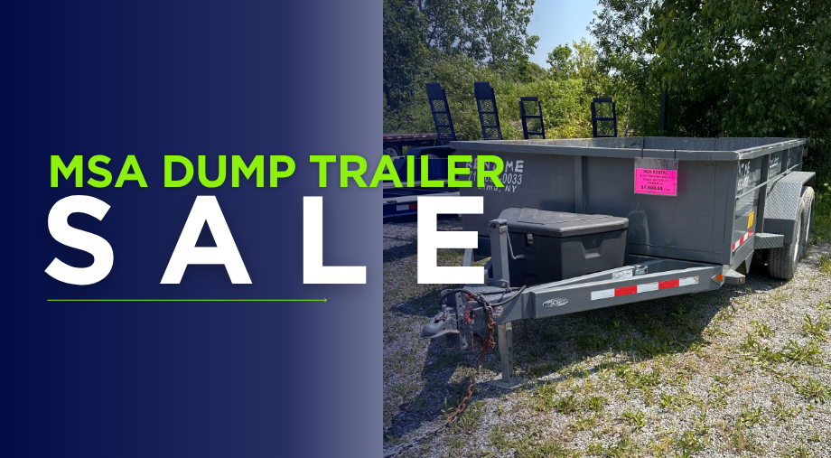 FOR SALE: 6-Ton Dump Trailer from Our Rental Fleet – Only $7,500!