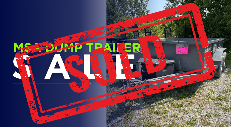 FOR SALE: 6-Ton Dump Trailer from Our Rental Fleet – Only $7,500!