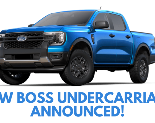Introducing the BOSS HTX Undercarriage for 2024‑on Ford Ranger