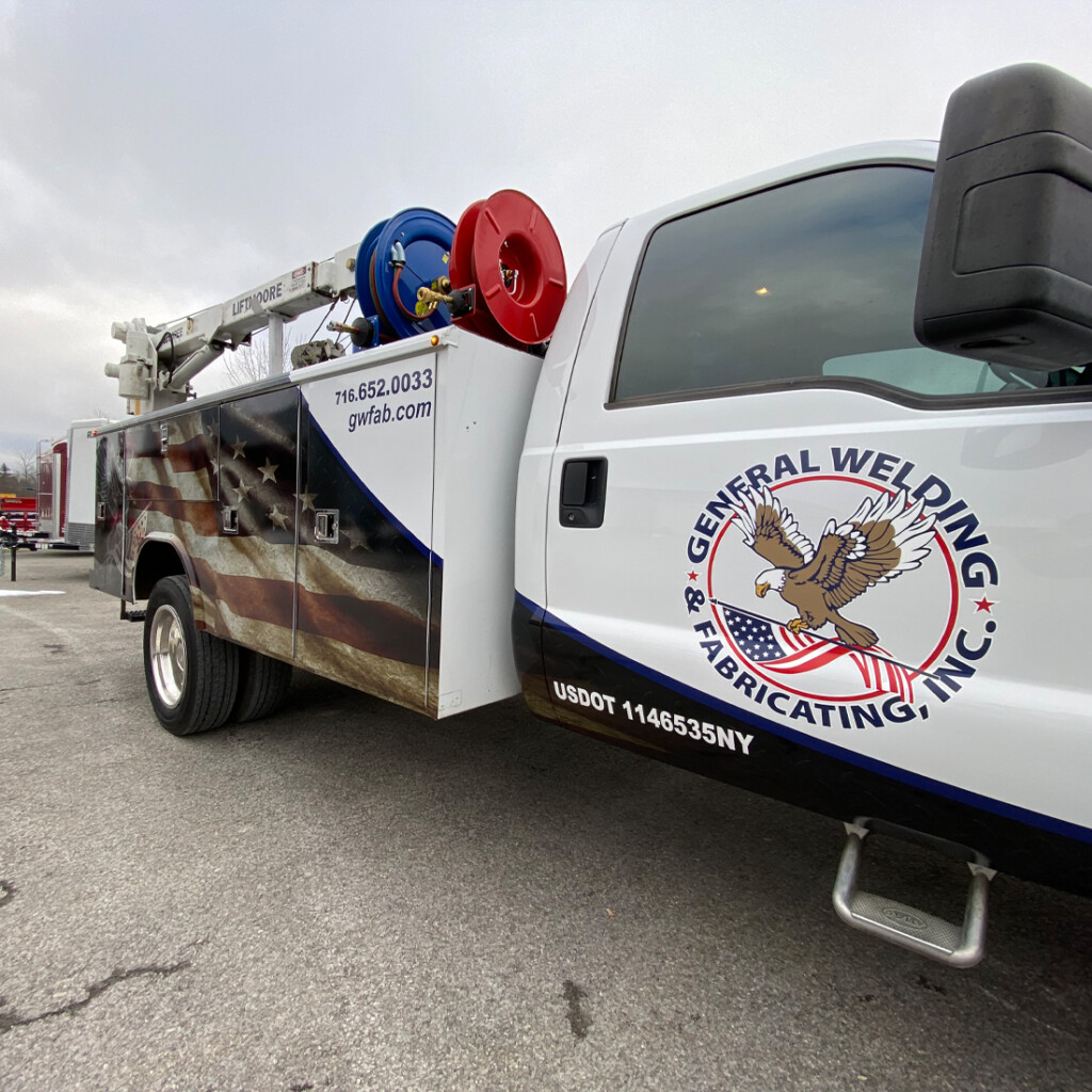 On-Site Welding Repairs—Delivered! GWFab’s Field Service Truck brings professional welding repairs directly to you—anywhere in Western New York.