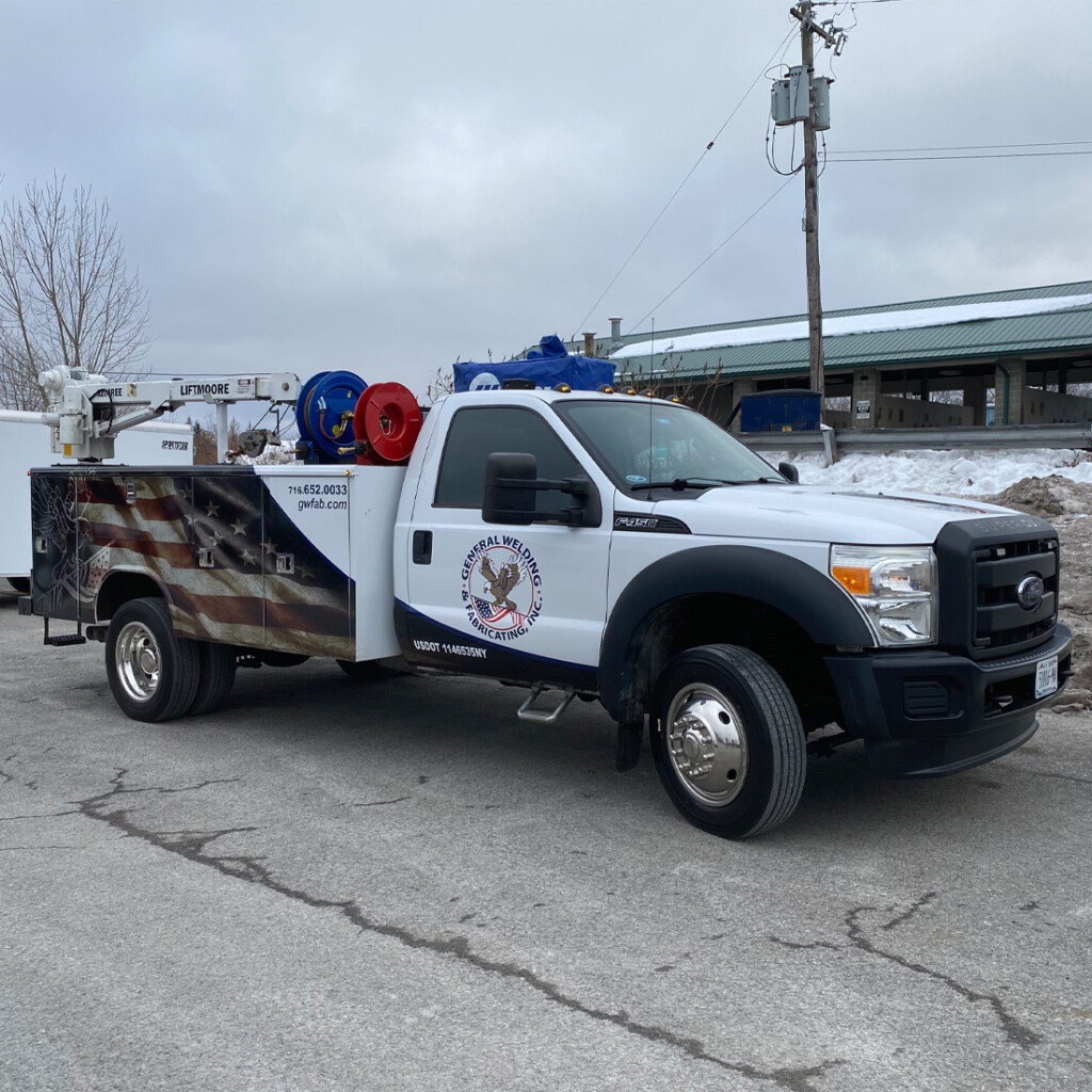 General Welding & Fabricating's Field Service Truck, capable of bringing our welding repair services to you Western New York!