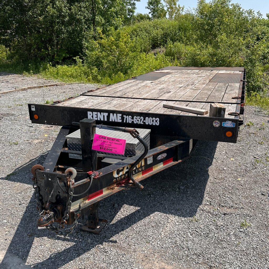 CAM 8-Ton Split Tilt Trailer (20' tilt + 4' stationary)
