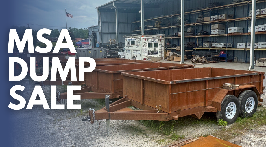 🚛 Unfinished MSA Dump Trailers – Built to Haul, Priced to Move!
